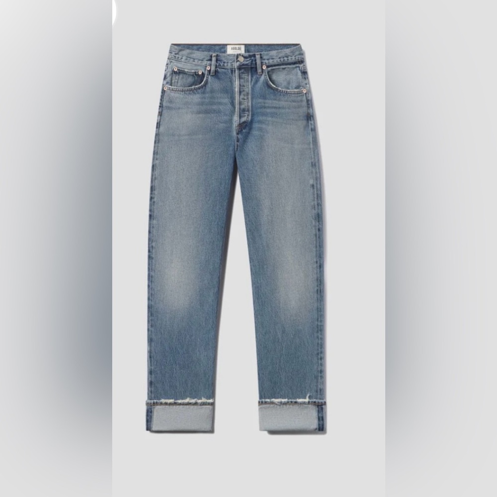 AGolde Fran Low Slung Straight Jeans - new with tags